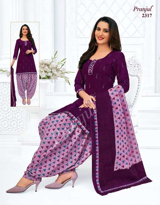 Priyanshi 23 Casual Wear Cotton Printed Designer Dress Material Collection